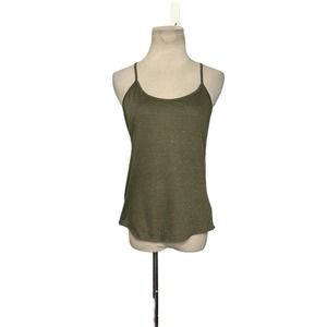 Urban Outfitters green racer back loose tank top size small